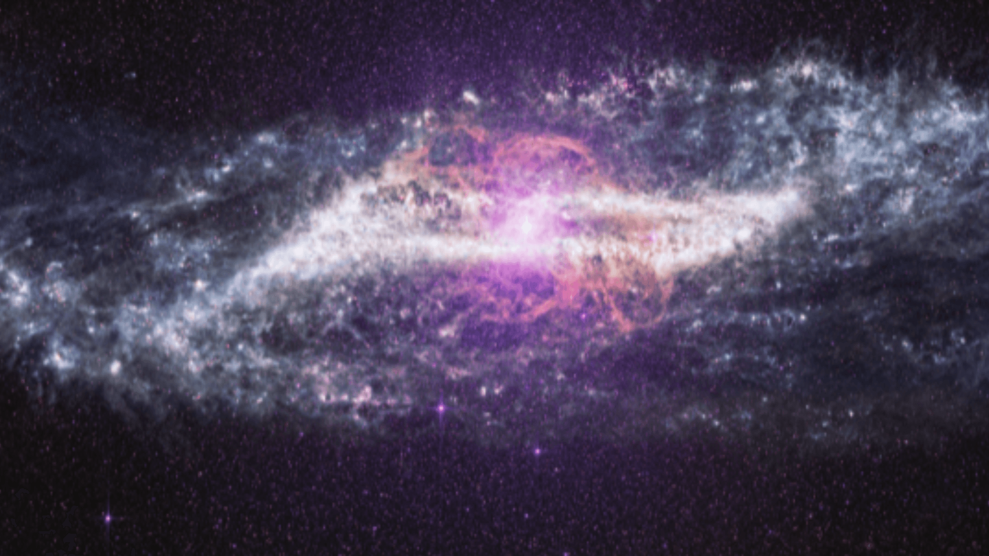 James Webb Space Telescope celebrates its 4th birthday with stunning image of a galaxy crash site