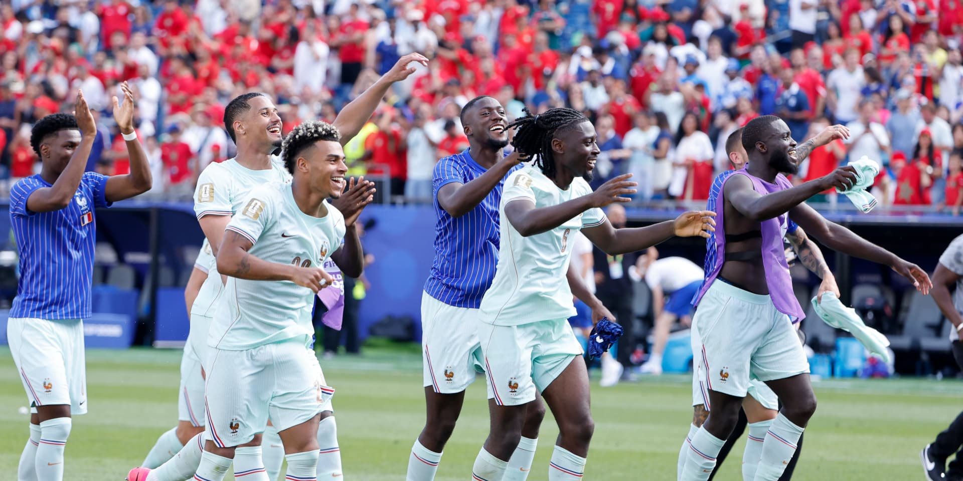 Mbappe, Dembele fire France past Morocco into World Cup semi-finals