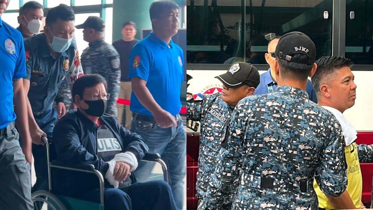 Marcoleta, Defensor arrive for Sandiganbayan plunder hearing