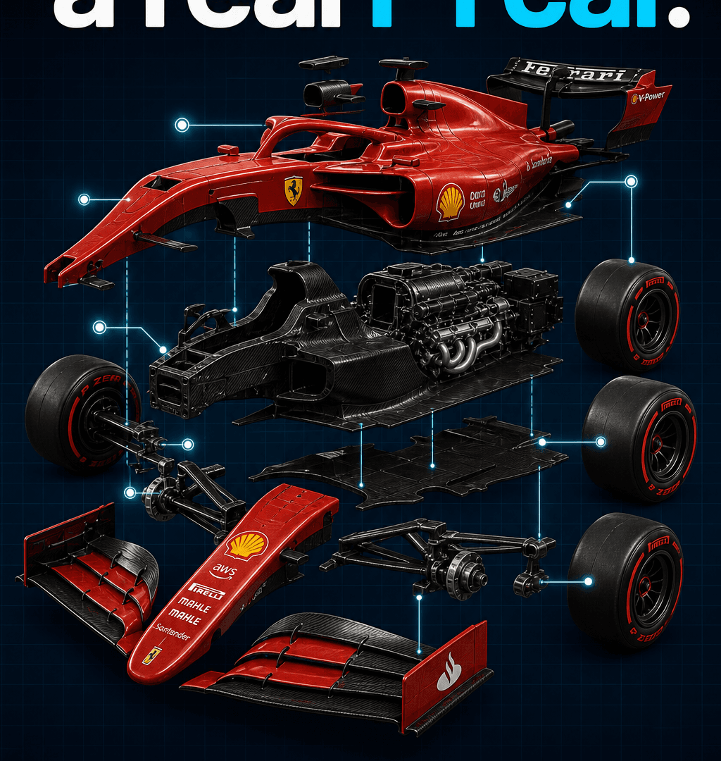 I built a digital F1 garage to learn how Formula 1 cars work