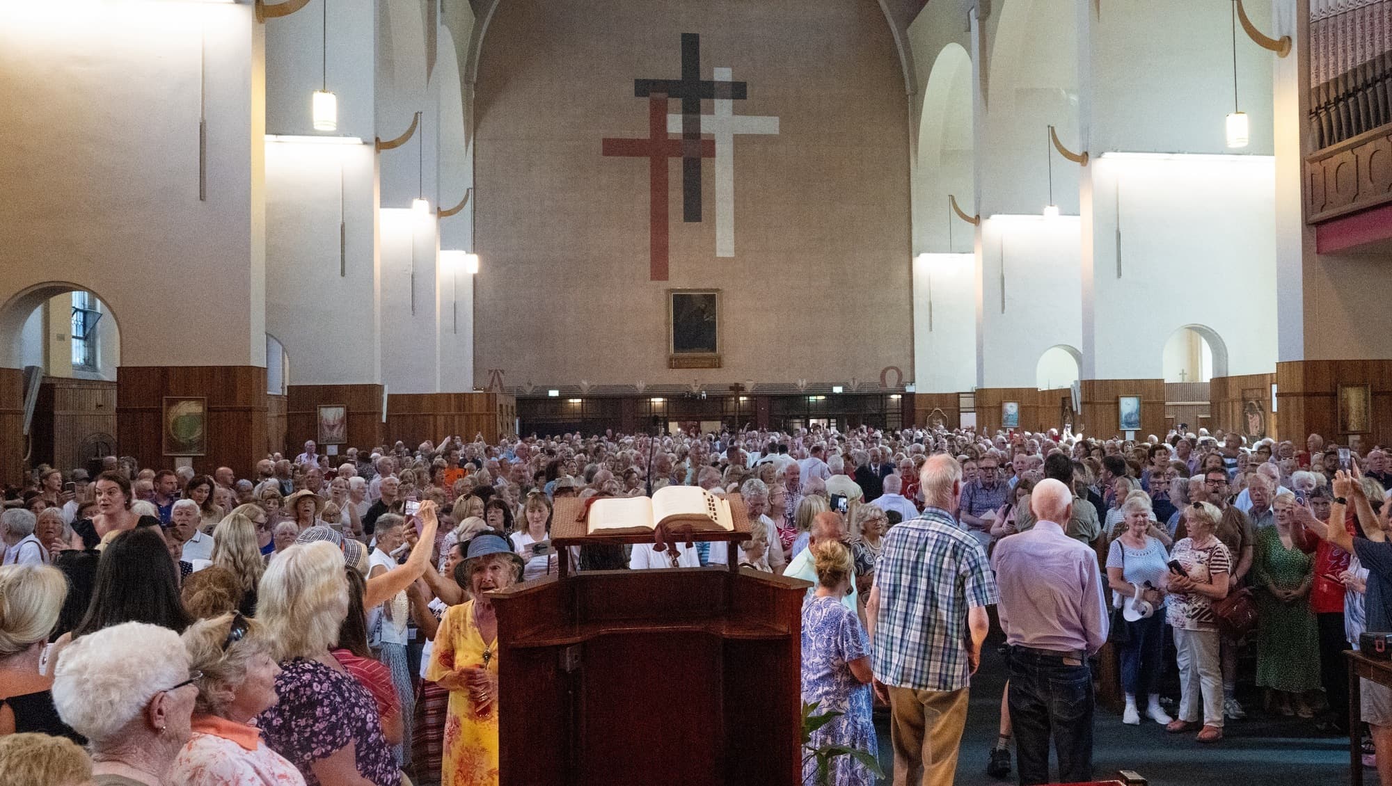 More than 2,000 people pack into St Augustine's Church for closing Mass