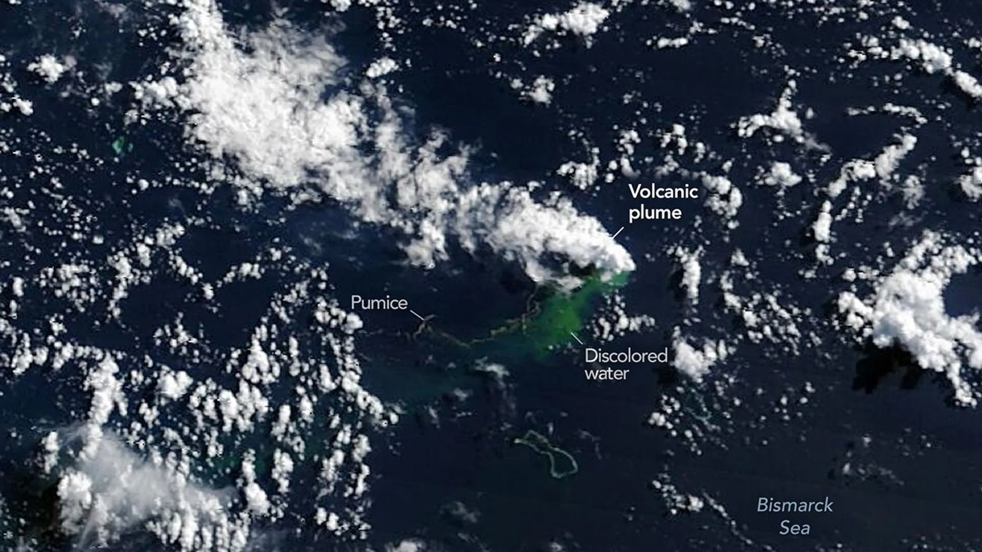 NASA satellites are watching Earth's newest island rise from the sea